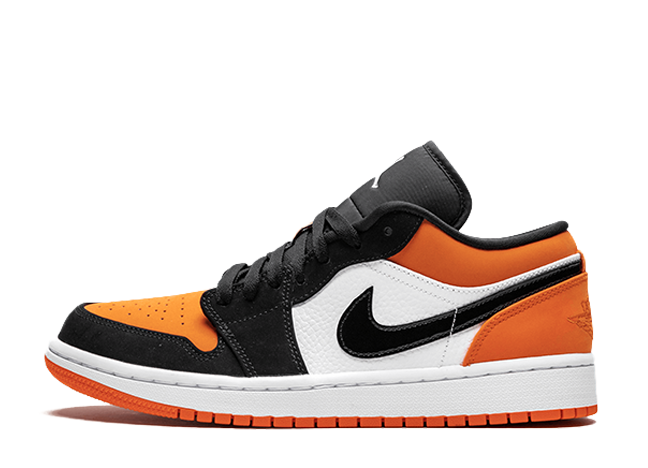 ナイキ エアジョーダン1 ロー "シャッタードバックボード" オレンジ/ブラック/ホワイト