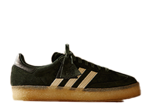 Ronnie Fieg × Clarks × adidas Samba "Black/White/Wheat"