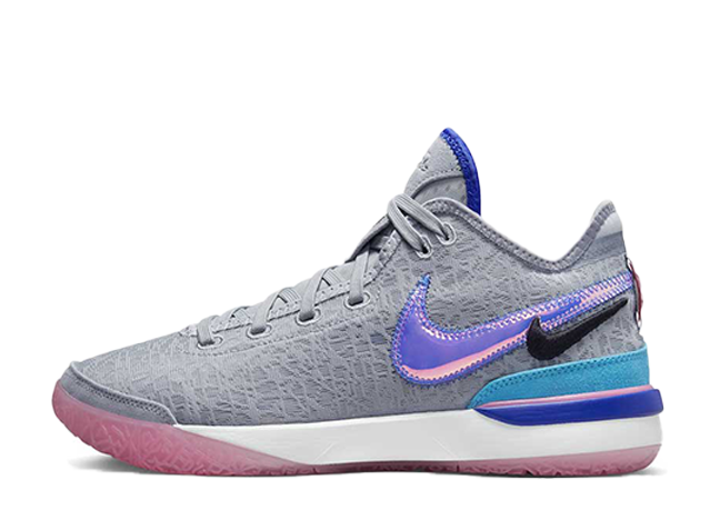 Nike LeBron NXXT Gen EP "Wolf Grey/Hyper Royal/Pink Spell"