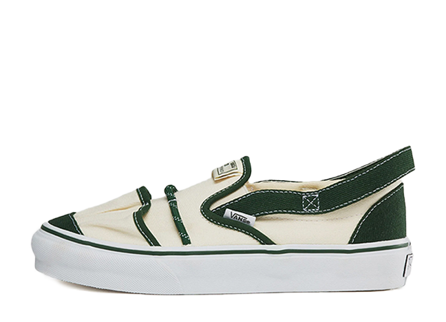 ニコール マクラフリン × ヴォルト バイ バンズ スリッポン VP VR3 LX "ホワイト" ホワイト/グリーン