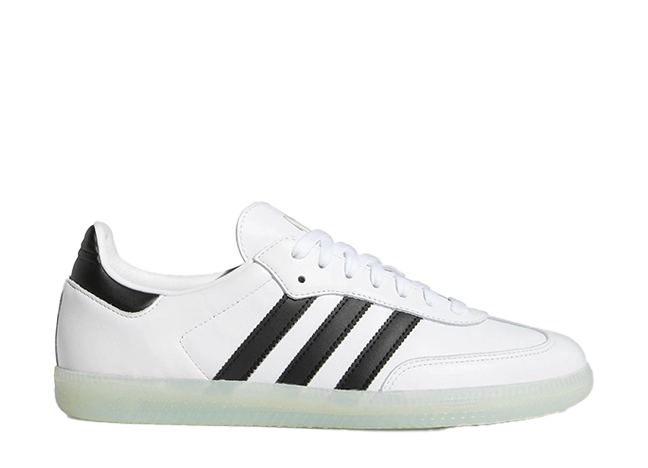 Jason Dill × adidas Skateboarding Samba "Cloud White/Core Black/Metalic Gold"