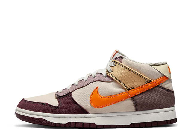 Nike Dunk Mid "Coconuts Milk" Coconut Milk/Vivid Orange/Sail/Night Maroon
