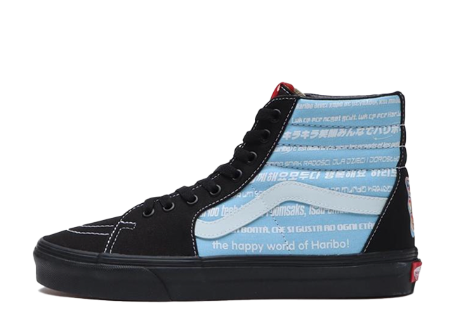 ハリボー × バンズ スケートハイ "ブラック/ブルー/マルチ"