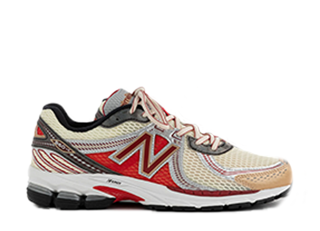 Aim_ Leon Dore × New Balance 860V2 "Red/White"