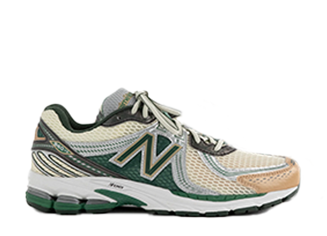 Aim_ Leon Dore × New Balance 860V2 "Green/White"
