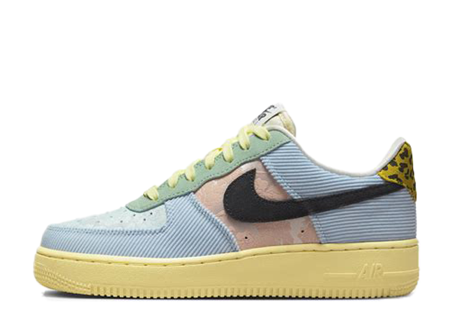 ナイキ ウィメンズ エアフォース1 ロー "セレスタインブルー" セレスタインブルー/レモンウォッシュ