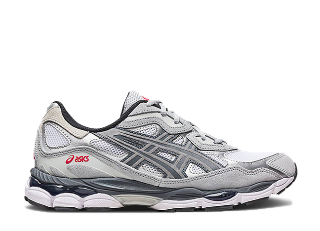 asics Gel-NYC "White/Steel Grey/Red"