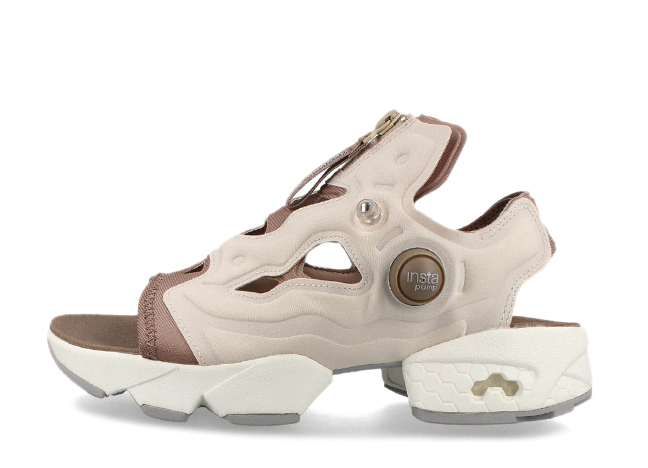 リーボック インスタポンプフューリー サンダル ジップ "スタッコ/トープ/チョーク"