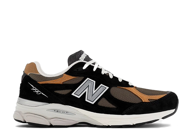 New Balance 990V3 "Black/Tan/White"