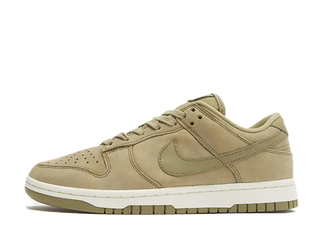 ナイキ ウィメンズ ダンク ロー PRM "ニュートラルオリーブ/ホワイト"