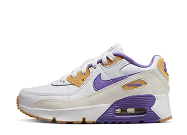 Nike Ps Air Max 90 LTR "White/Action Grape/Fantom"