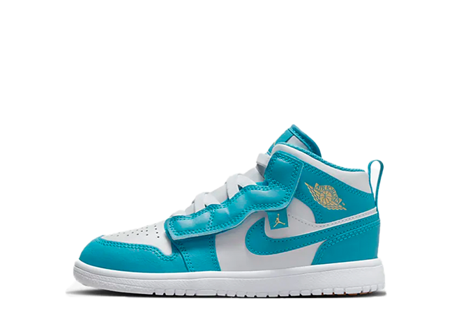 Nike Ps Air Jordan 1 Mid "Aquatone/White"