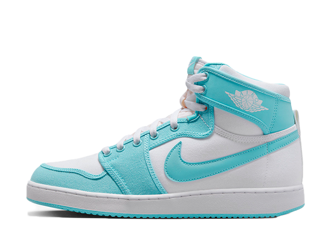 ナイキ エアジョーダン1 ハイ KO "ブリーチドアクア/ホワイト"