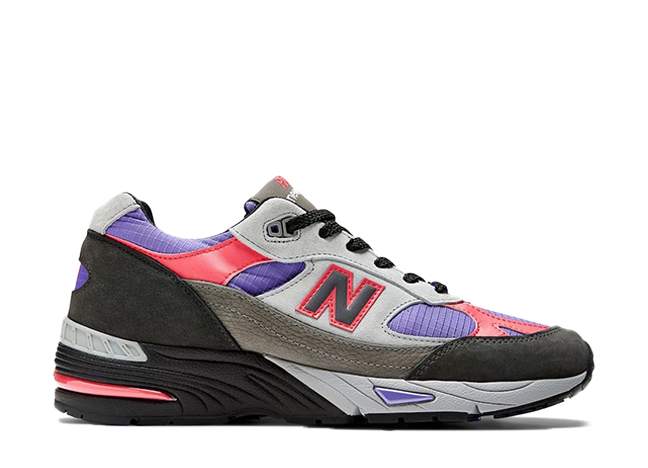 Palace × New Balance 991 "Gray/Pink"