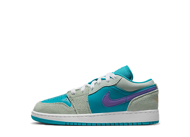 ナイキ Gs エアジョーダン1 ロー "アクアトーン" アクアトーン/コンコルド/ライトボーン/ホワイト