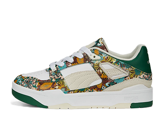 リバティ × プーマ ウィメンズ スリップストリーム "ヴァインプリスティン" グリーン/ホワイト