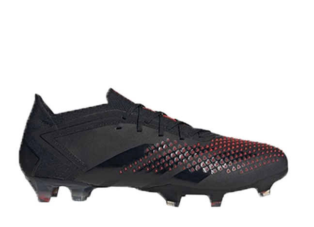 プラダ × アディダス フットボール プレデター アキュラシー LUX.1 L FG "シルバーメタリック/ソーラーレッド/ブラック"