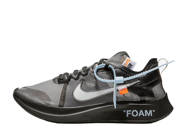 オフホワイト×ナイキ ズームフライ "ブラック/グレー"
