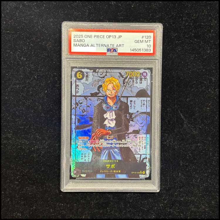 【PSA10】サボ(パラレル)(スーパーパラレル)(コミックパラレル・コミパラ・漫画背景)