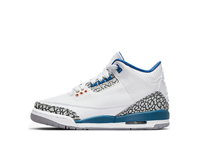 ナイキ Gs エアジョーダン3 レトロ "トゥルーブルー/コッパー/トゥルーブルー"