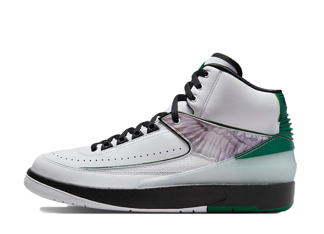 ナイキ エアジョーダン2 レトロ "ウィングス" ホワイト/ブラック/グリーン