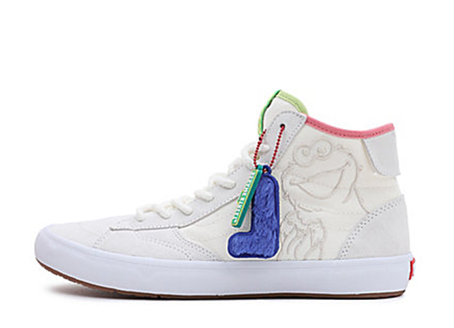 セサミストリート × バンズ ザ リジー "セサミマルチ" ホワイト/ブルー