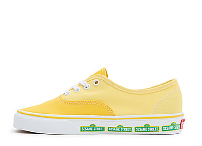 セサミストリート × バンズ オーセンティック "セサミイエロー/ホワイト/グリーン"