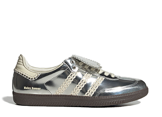 Wales Bonner × adidas Samba "Silver/White"