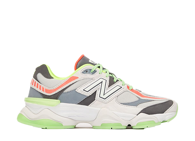 ニューバランス 9060 "グロー" グレー/グリーン/レッド