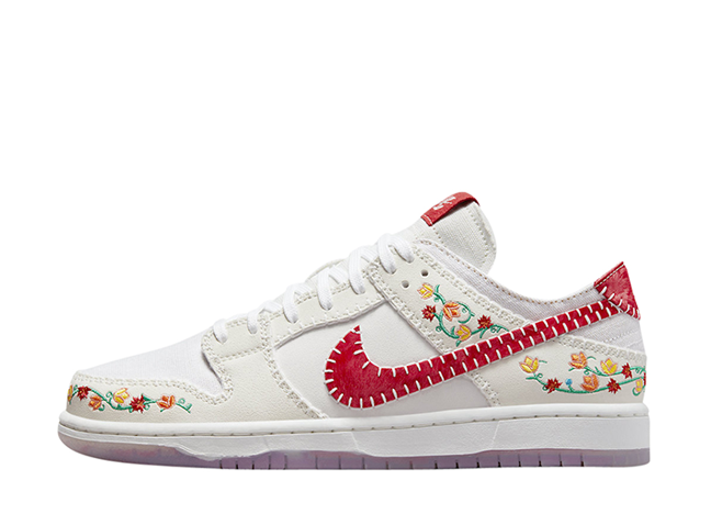 ナイキ SB ダンク ロー デコン N7 "オプティイエロー/ユニバーシティレッド"