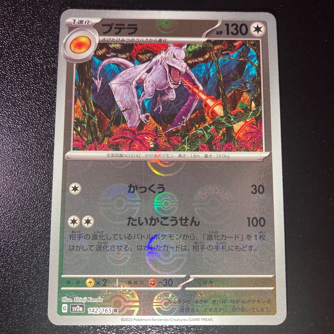 プテラ(モンスターボール柄/ミラー仕様)