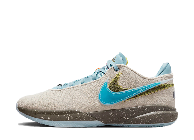 UNKNWN × Nike LeBron 20 "Message in a Bottle" Guava Ice/Teal Nebula