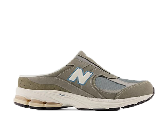 New Balance 2002R Mule "Mirage Grey/Cream/Blue"