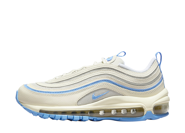 ナイキ ウィメンズ エアマックス97 "セイル" セイル/ペールアイボリー/ライトボーン/ユニバーシティブルー