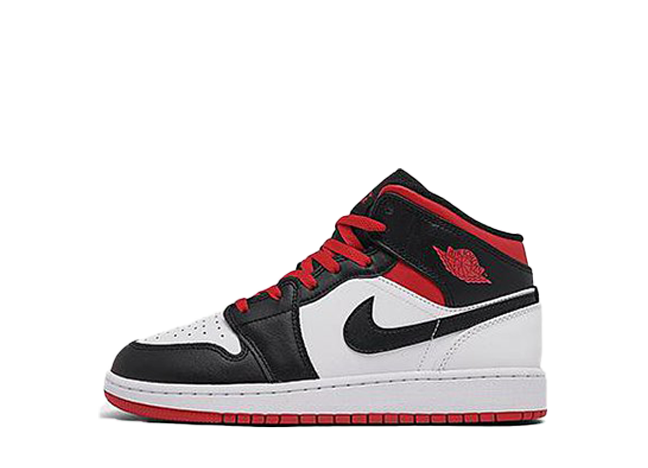 Nike Gs Air Jordan 1 Mid "Gym Red" Gym Red/White/Black