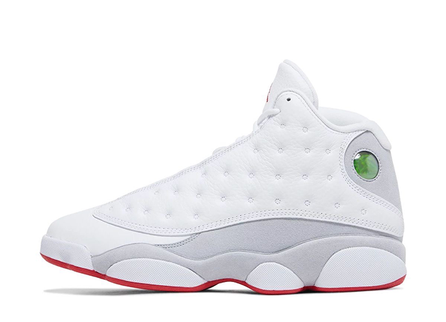 ナイキ エアジョーダン13 "ウルフグレー" ホワイト/ウルフグレー/トゥルーレッド