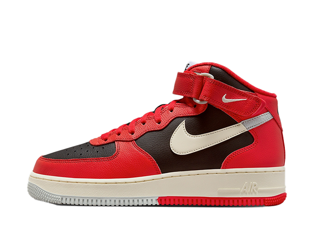 Nike Air Force 1 Mid Split "Black/Red/White"