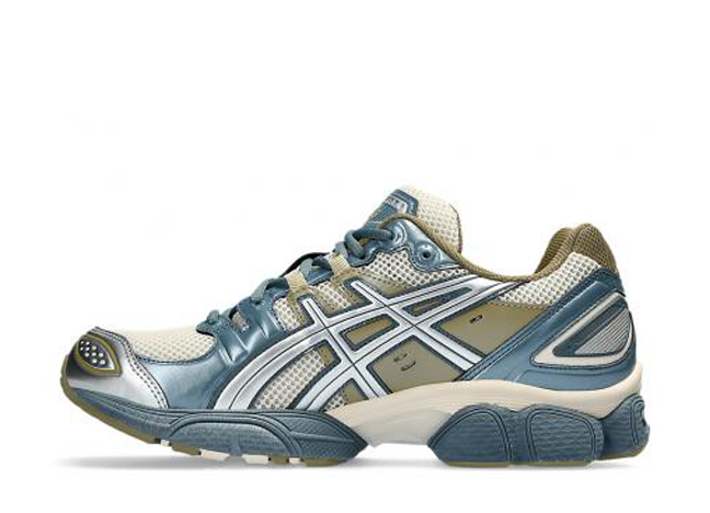 asics Gel-Nimbus 9 "Oatmeal/Ironclad/Blue"