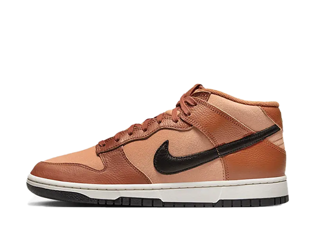 ナイキ ダンク ミッド "アンバーブラウン/ブラック"