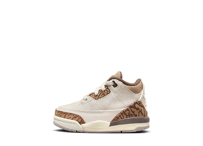 ナイキ Td エアジョーダン3 レトロ "オールウッドブラウン" ライトオレウッドブラウン/メタリックゴールド