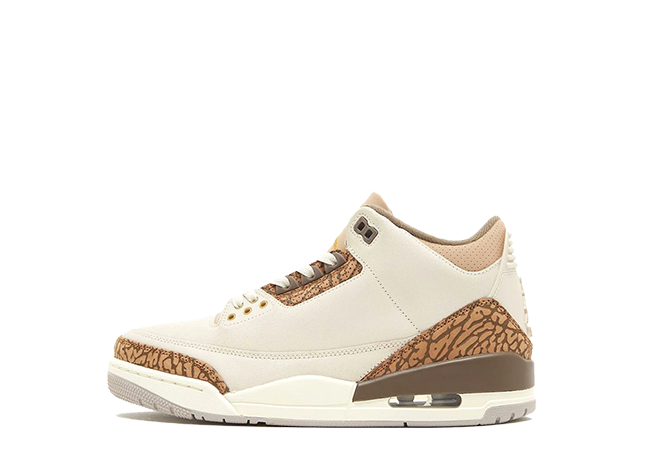 ナイキ Gs エアジョーダン3 レトロ "オールウッドブラウン" ライトオレウッドブラウン/メタリックゴールド