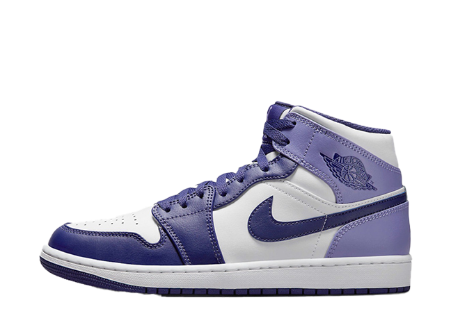 ナイキ エアジョーダン1 ミッド "スカイJ パープル/ホワイト"