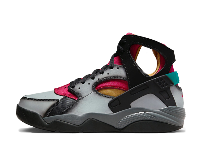 Nike Air Flight Huarache "Bordeaux" Light Smoke Grey/Noble Red