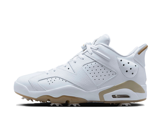 Nike Air Jordan 6 Low Golf "White" White/Khaki