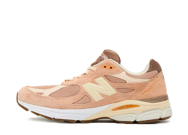 Size? × New Balance 990V3 "Cream/Orange/Brown"