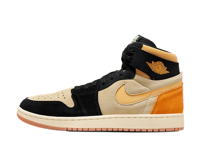 ナイキ エアジョーダン1 ハイ ズーム CMFT 2 "モスリン/ブラック/ビビッドオレンジ"