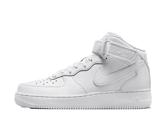 Nike Air Force 1 '07 Mid Fresh "White/White/Wolf Grey”