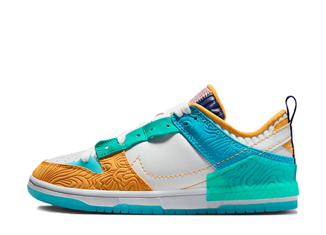 Serena Williams Design Crew × Nike Dunk Low Disrupt 2 "Sundial" Yellow/Green/Blue/White