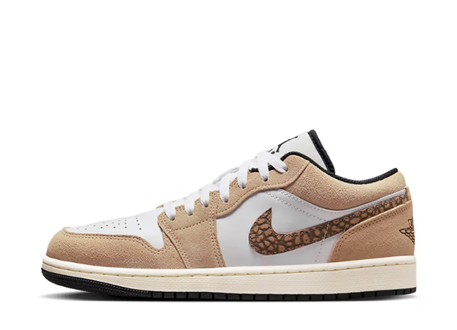 Nike Air Jordan 1 Low SE "Brown Elephant"Beige/White