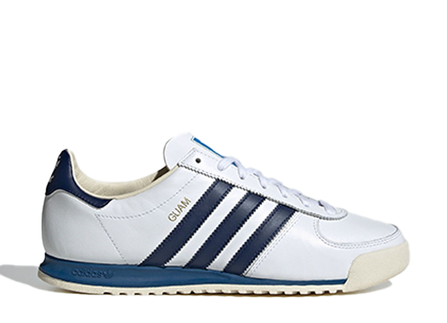 アディダス オリジナルス グアム "フットウェアホワイト/ダークブルー/クリームホワイト" ホワイト/ブルー